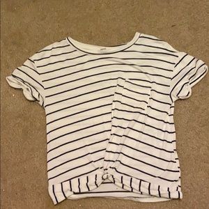 Black and white shirt